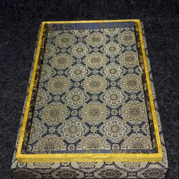 Chinese Peking Glass Beads Prayer Bracelet w Box - Picture 3 of 10